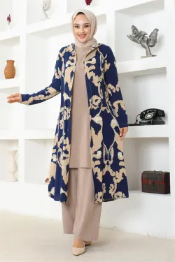 Patterned Three Piece Set