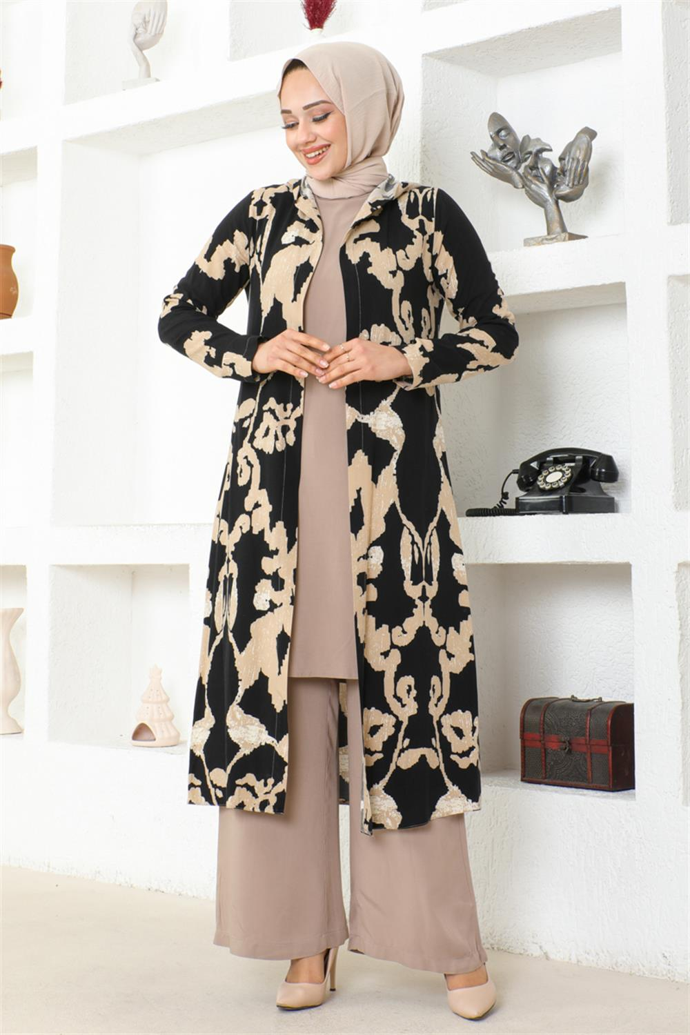 Patterned Three Piece Set