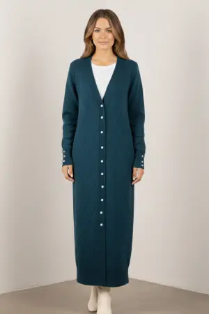 Desenli Uzun Merserize Hırka