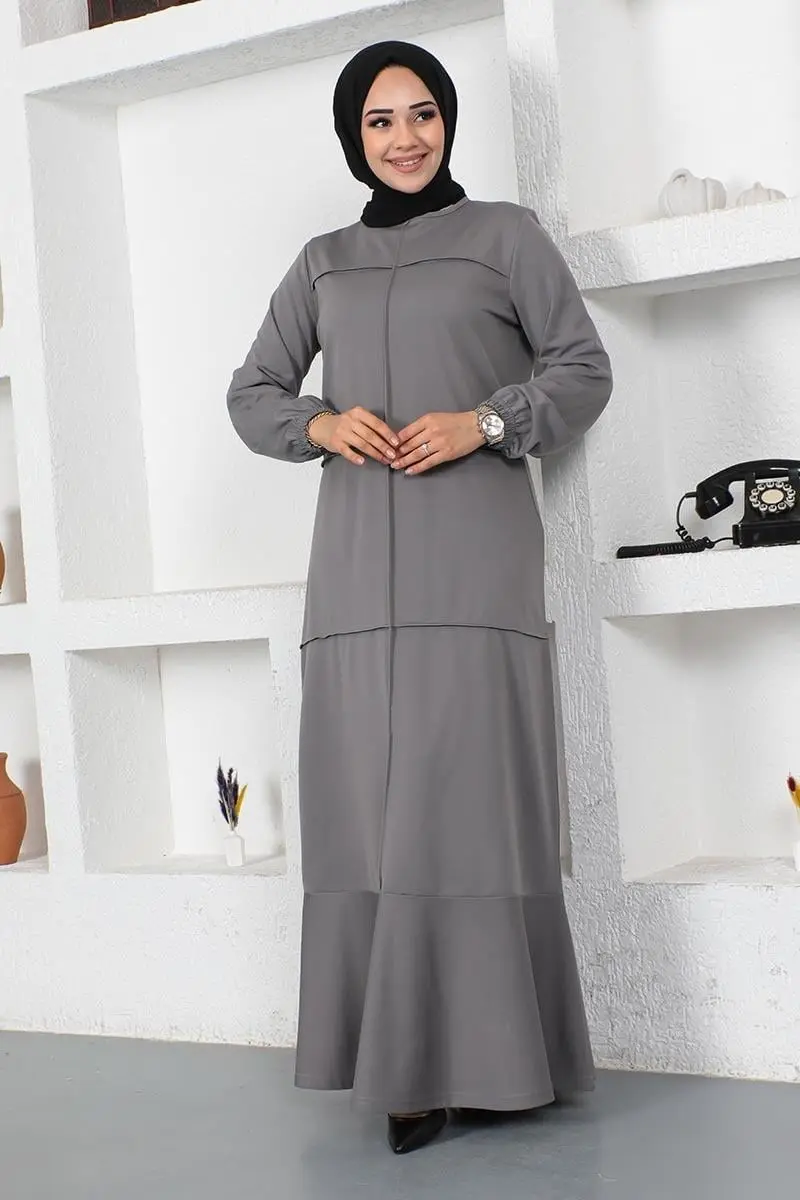 Dress With Stitching Detail-detail