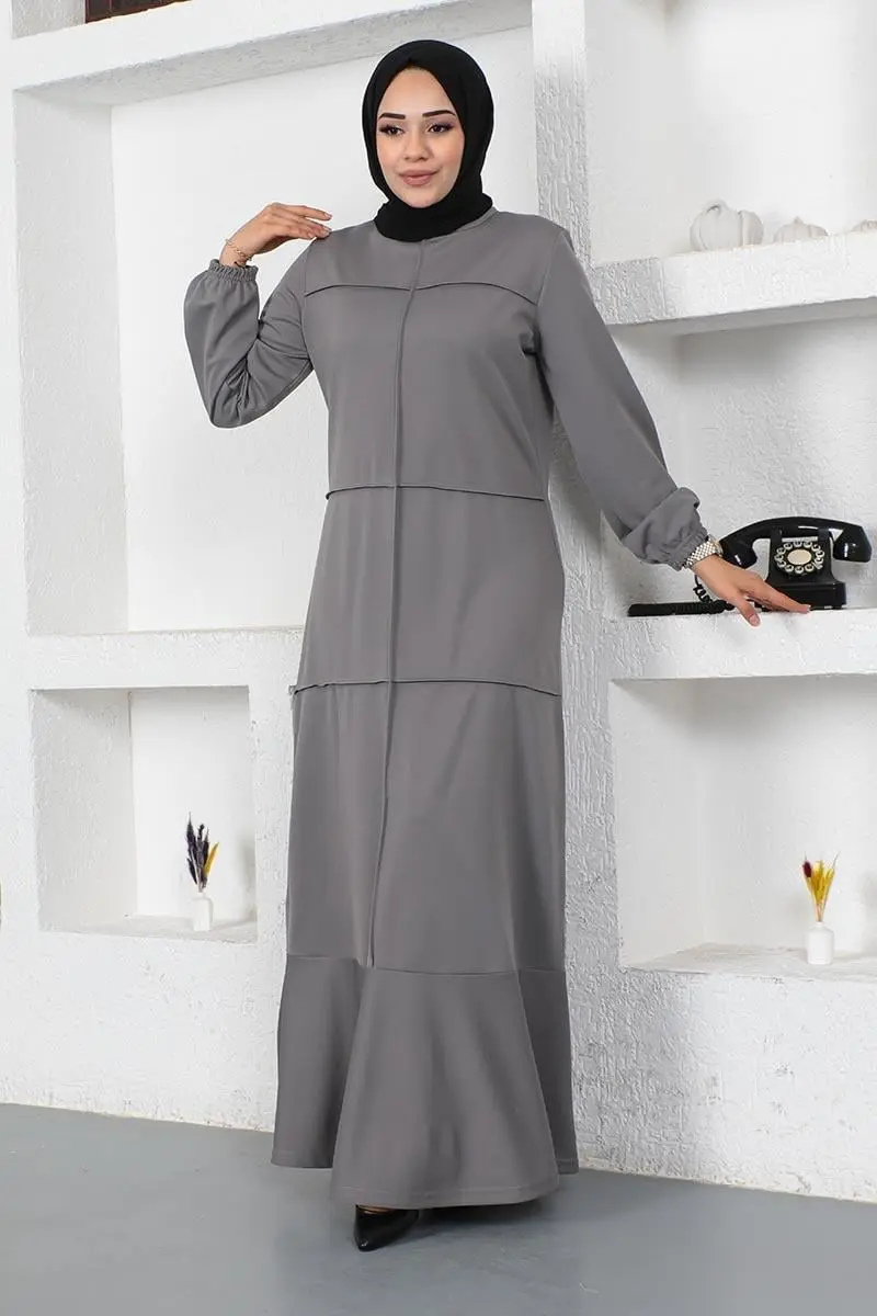 Dress With Stitching Detail-detail