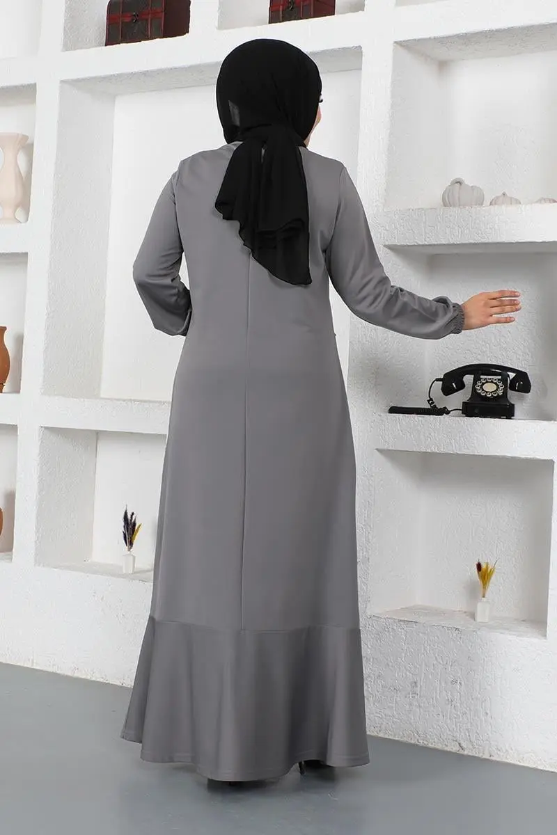 Dress With Stitching Detail-detail