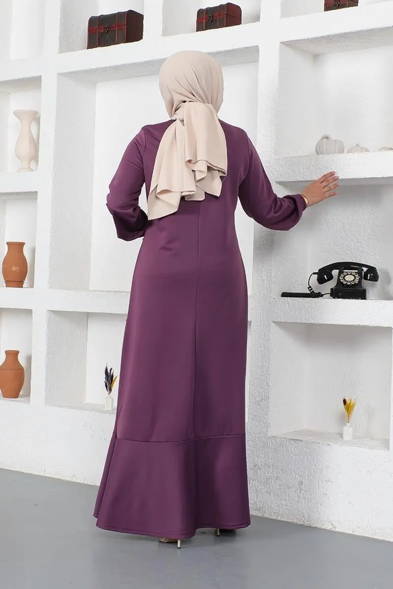 Dress With Stitching Detail-detail