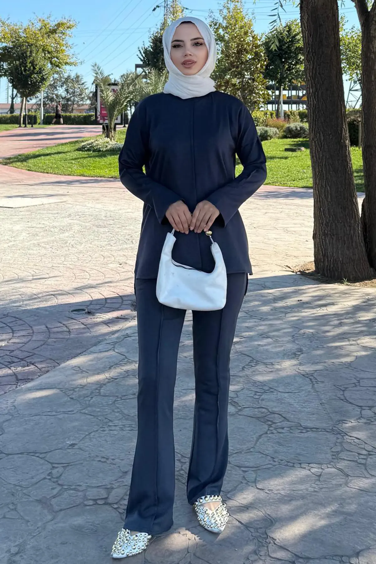 Dikiş Detaylı İkili Takım-detail