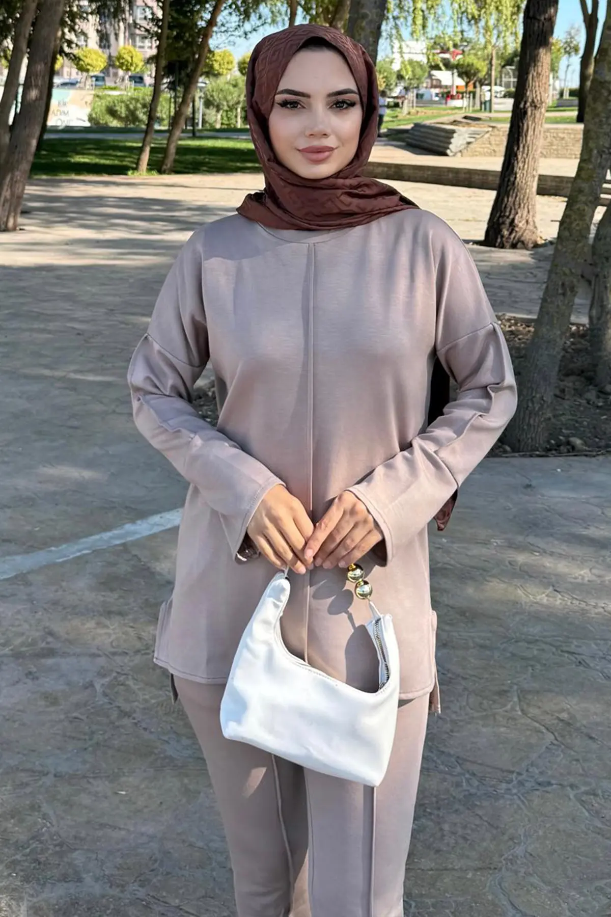 Dikiş Detaylı İkili Takım-detail