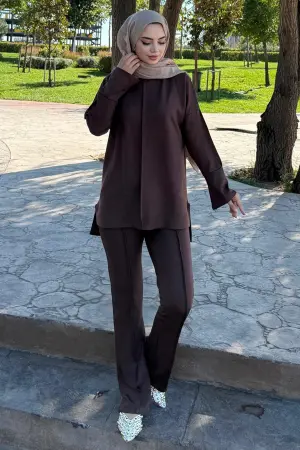 Dikiş Detaylı İkili Takım