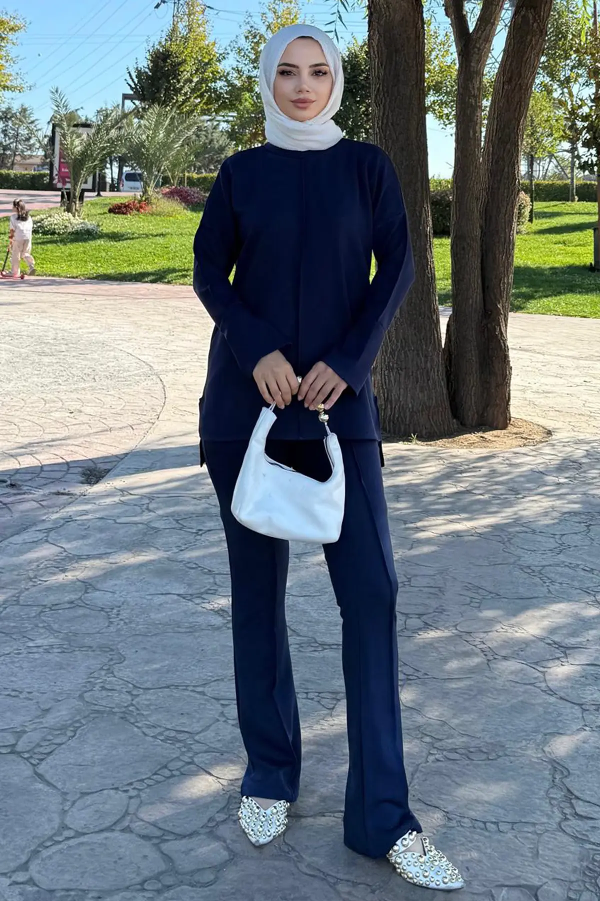 Dikiş Detaylı İkili Takım-detail