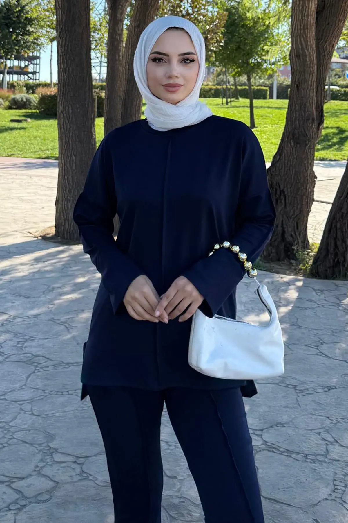 Dikiş Detaylı İkili Takım-detail