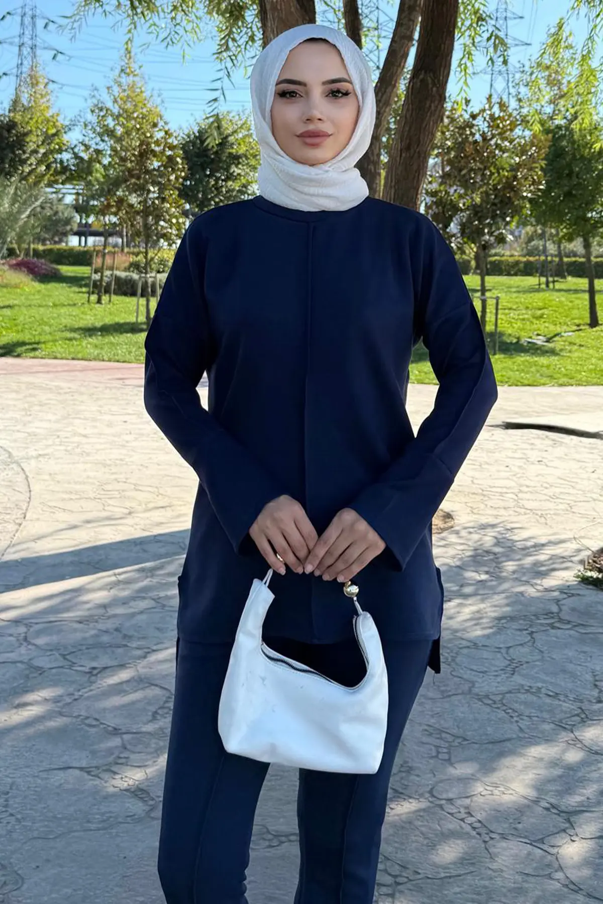 Dikiş Detaylı İkili Takım-detail