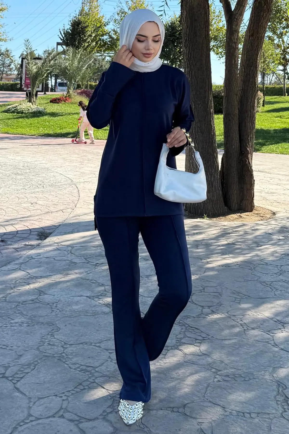 Two-piece Set With Stitching Detail