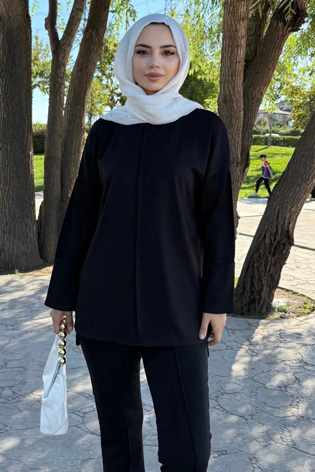 Dikiş Detaylı İkili Takım-detail