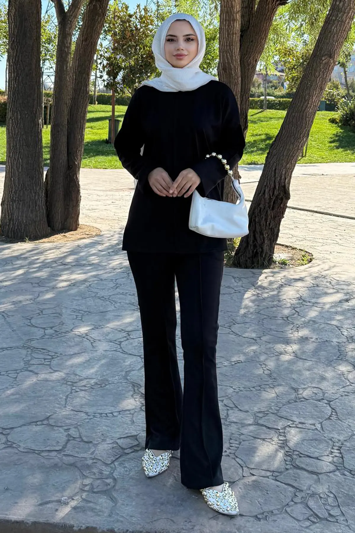 Dikiş Detaylı İkili Takım-detail