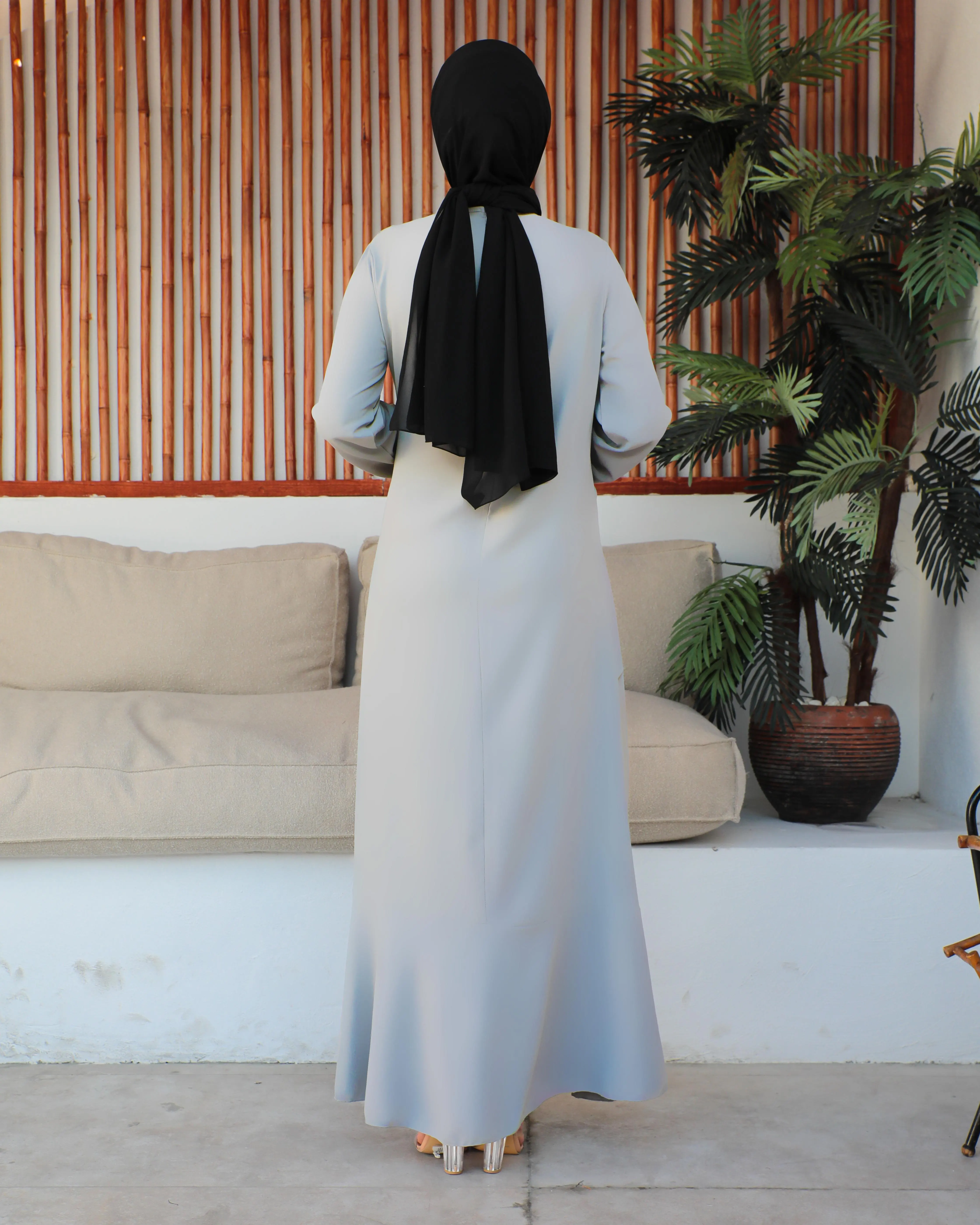 Dikiş Detaylı Model Elbise-detail