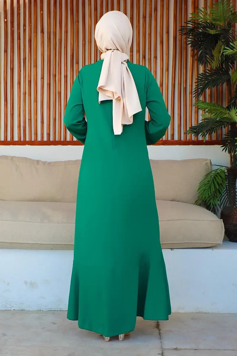 Dikiş Detaylı Model Elbise-detail