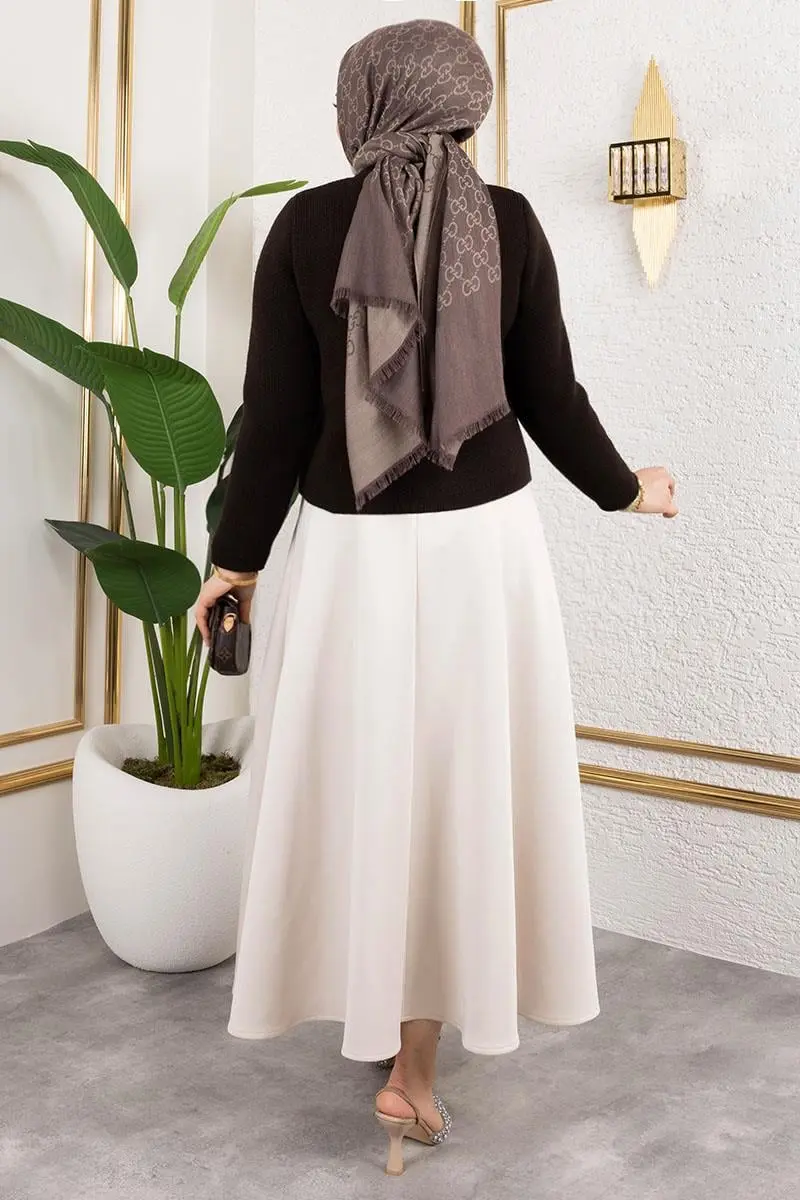 Buttoned Knitted Cardigan-detail