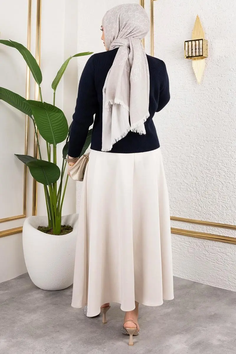 Buttoned Knitted Cardigan-detail