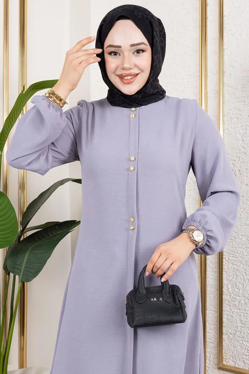 Düğme Detaylı Aerobin Tunik-detail