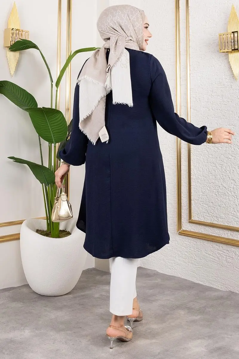 Düğme Detaylı Aerobin Tunik-detail