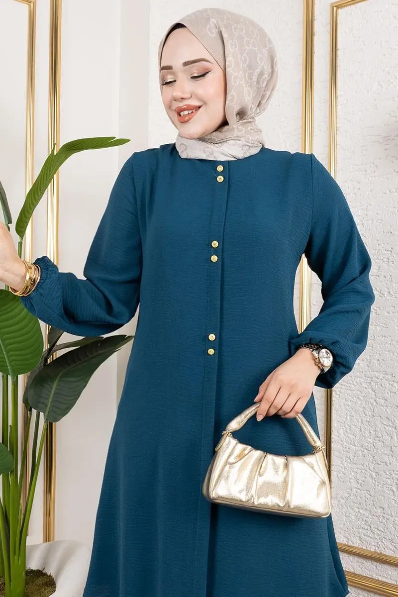 Düğme Detaylı Aerobin Tunik-detail