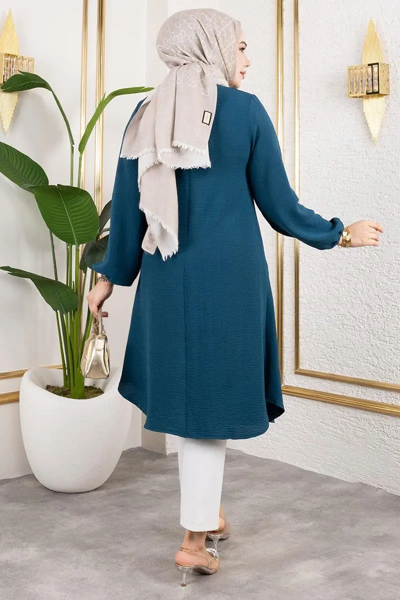 Düğme Detaylı Aerobin Tunik-detail