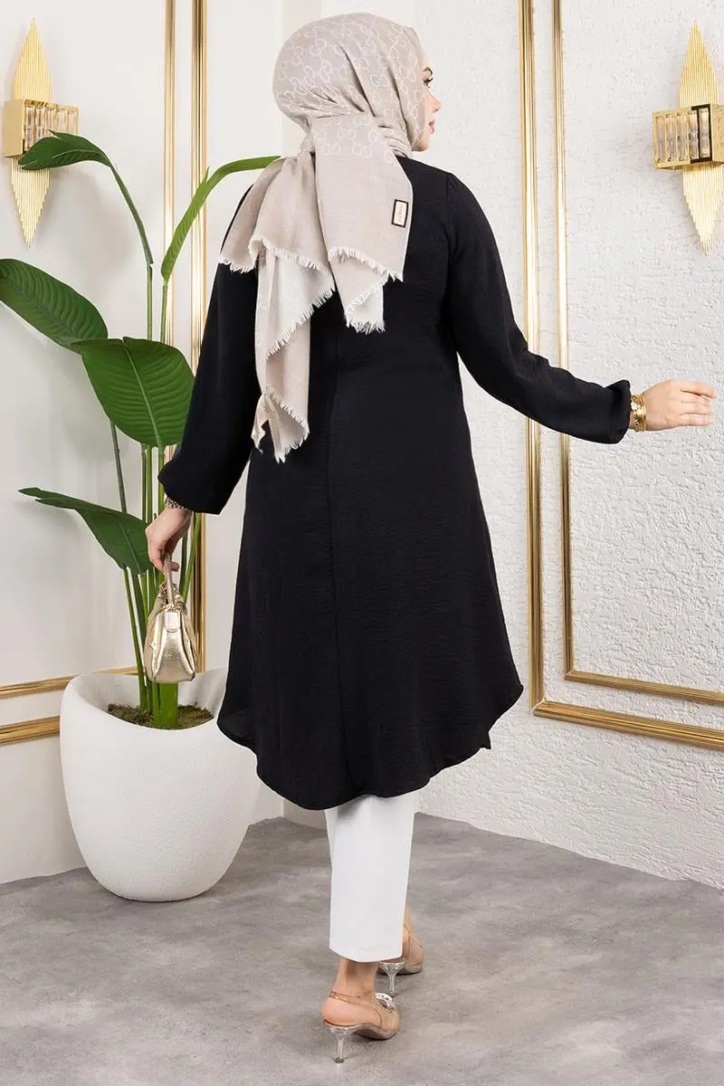 Düğme Detaylı Aerobin Tunik-detail