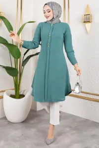 Button Detailed Aerobin Tunic