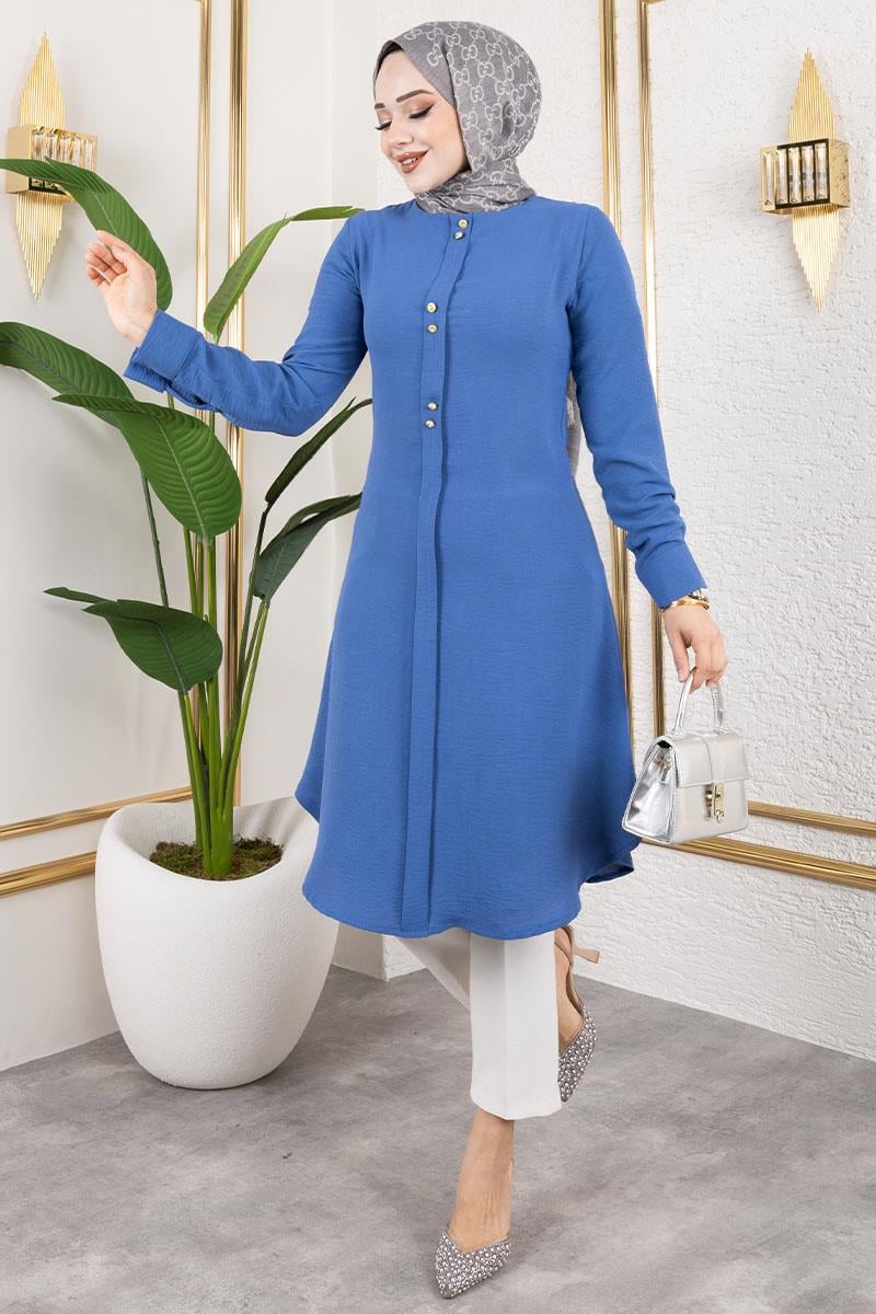 Button Detailed Aerobin Tunic