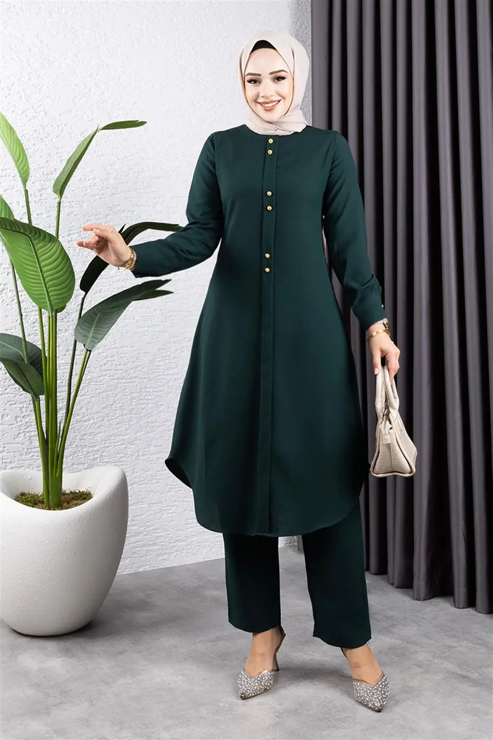 Düğmeli Ikili Takım-detail