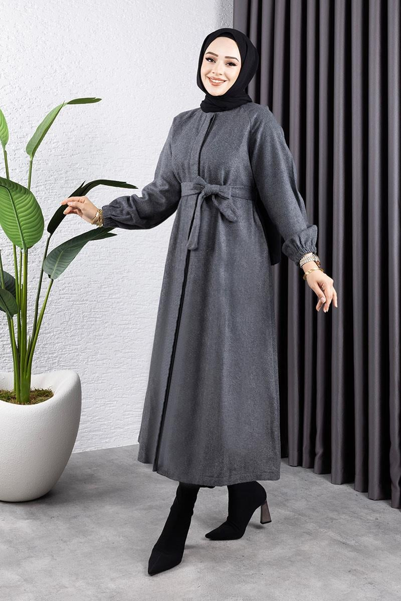 Buttoned Cashmere Cape