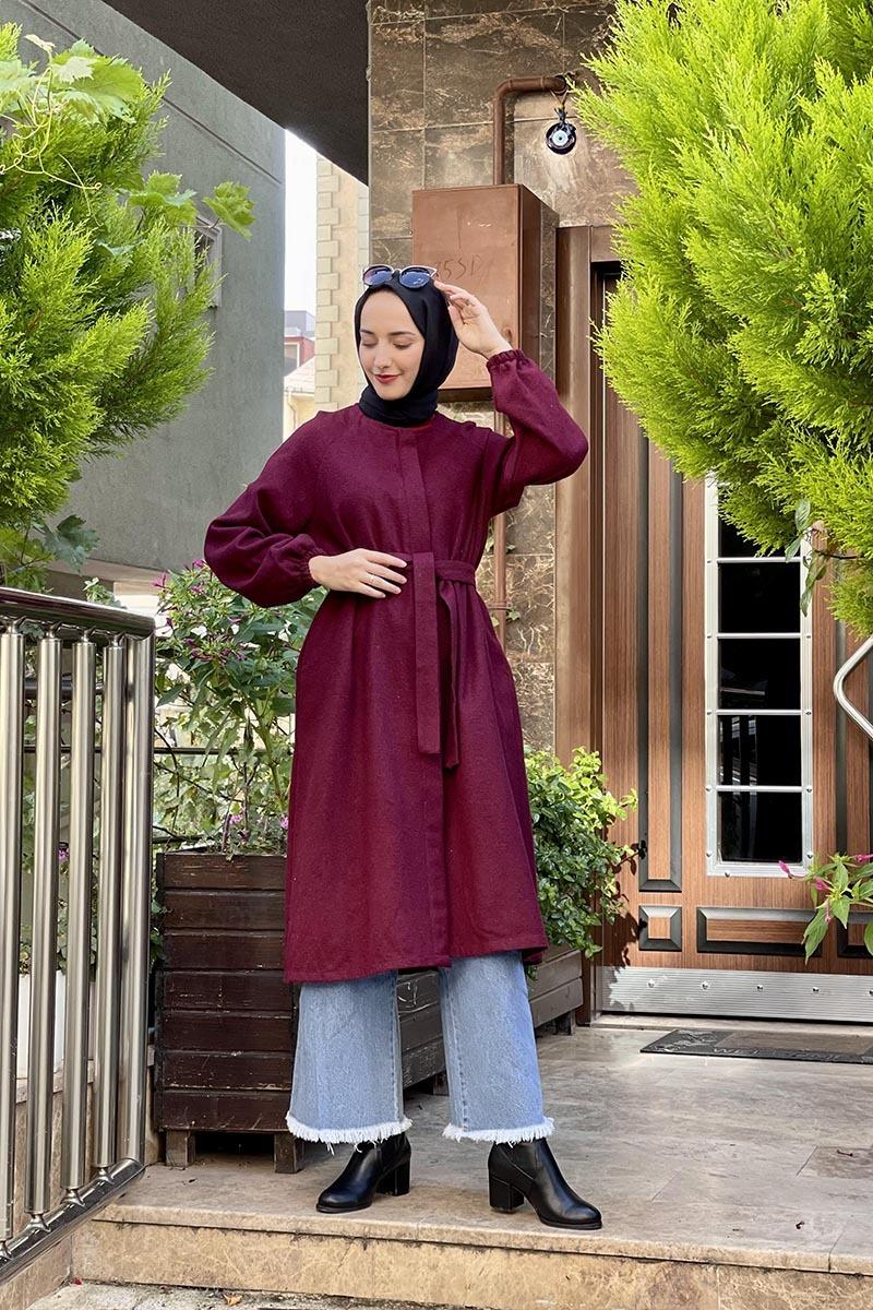 Buttoned Cashmere Cape