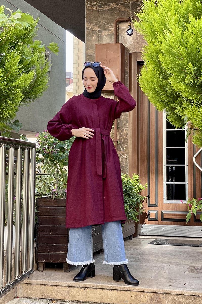 Buttoned Cashmere Cape