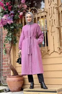 Buttoned Cashmere Cape