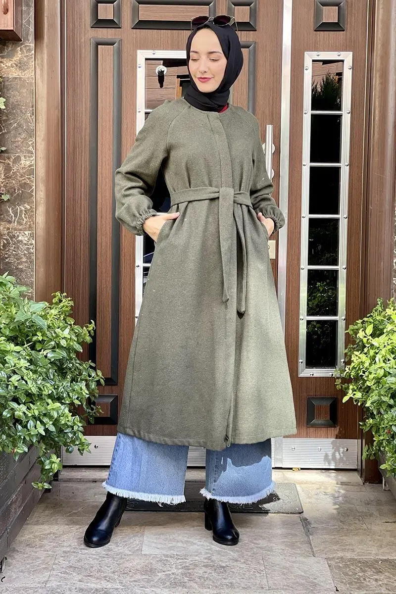 Düğmeli Kaşe Kap-detail