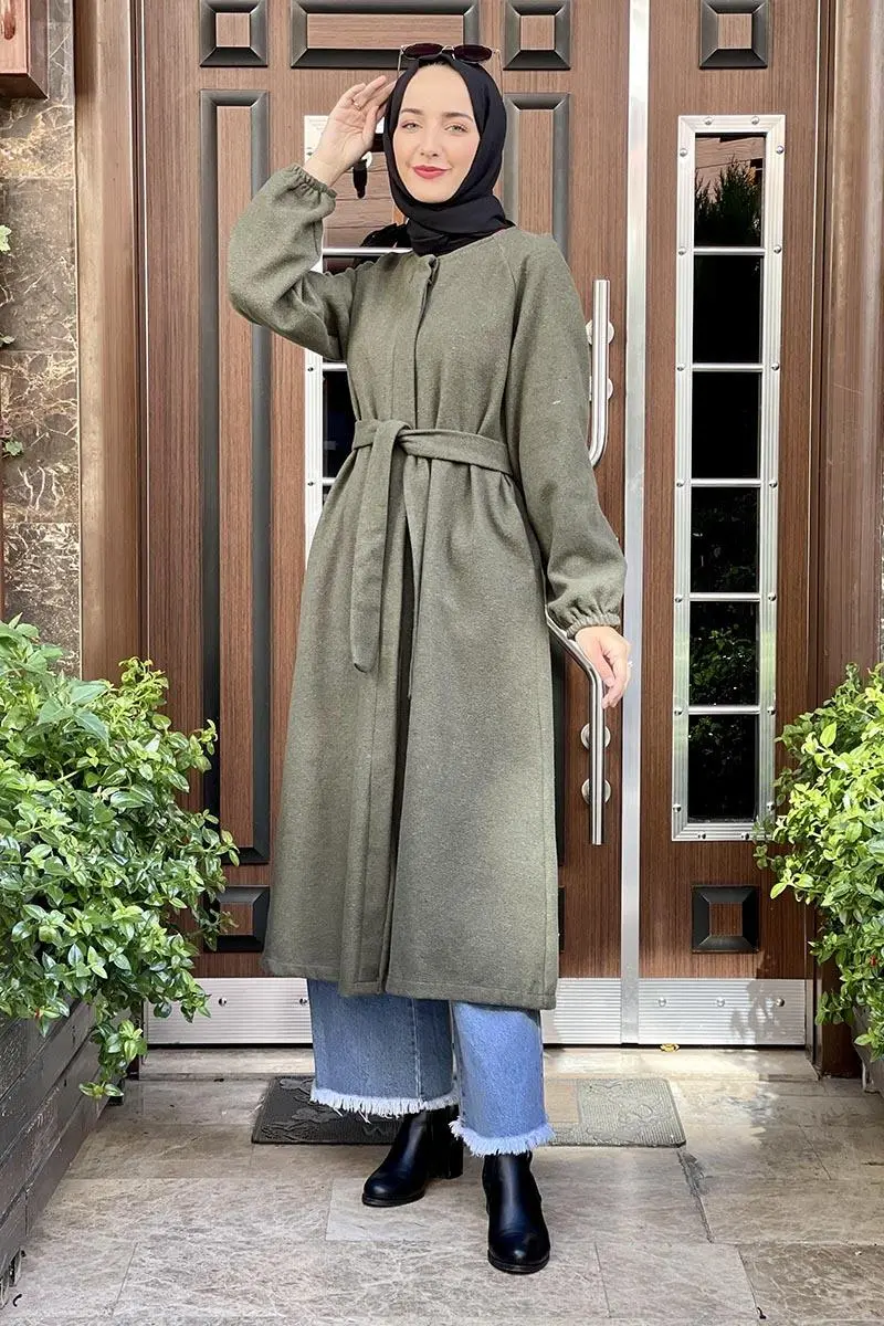 Düğmeli Kaşe Kap-detail