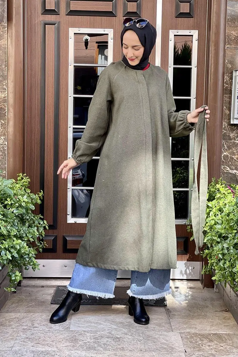 Düğmeli Kaşe Kap-detail