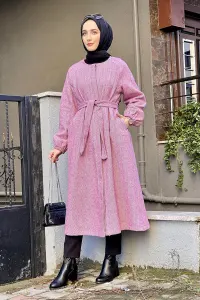 Buttoned Cashmere Cape