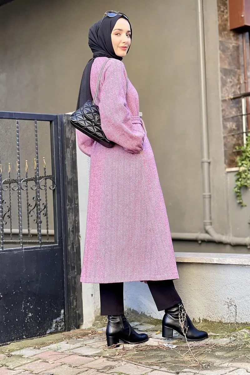 Düğmeli Kaşe Kap-detail