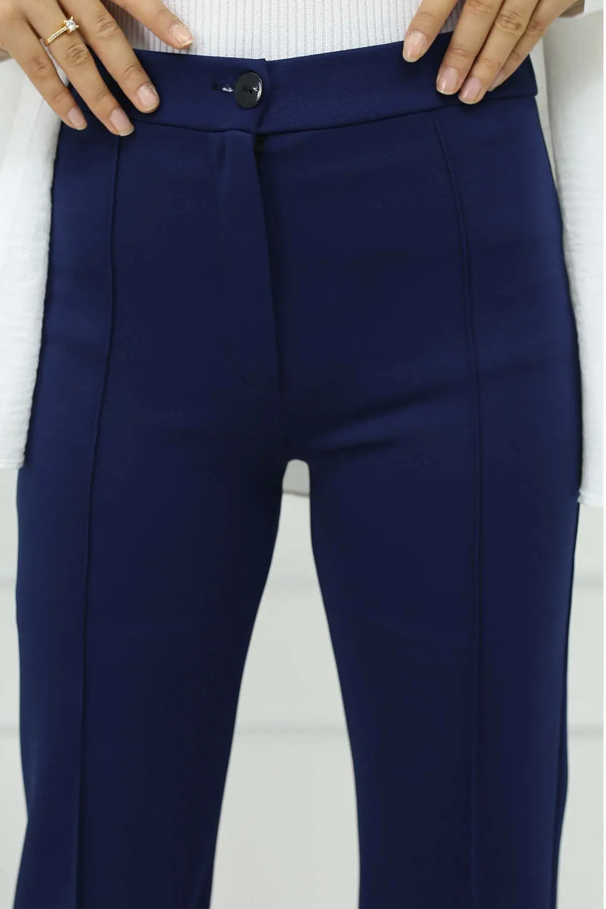 Düğmeli Palazzo Pantolon-detail