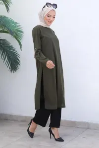 Knot Detailed Hijab Suit