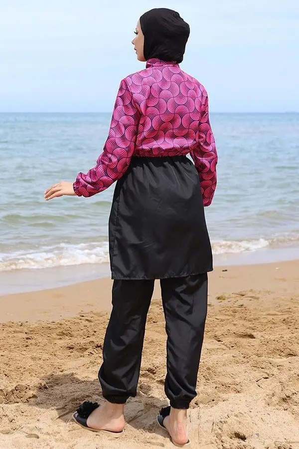 Ebrar Elastic Waist Hijab Swimsuit-detail