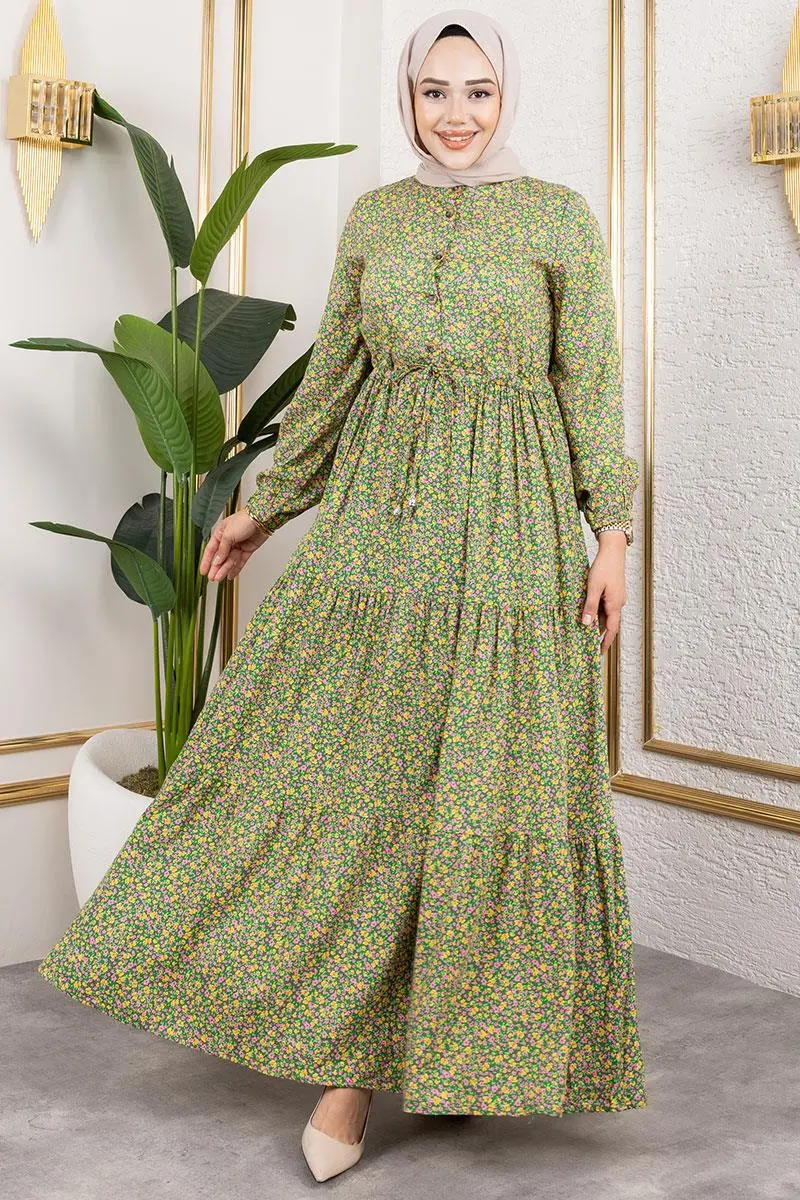 Floral Patterned Dress-detail