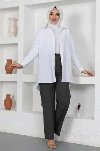 Ekose Bol Paça Pantolon