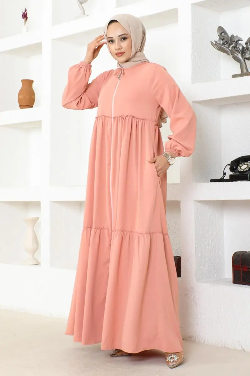 Eteği Fırfırlı Jessica Krep Ferace Pudra-detail