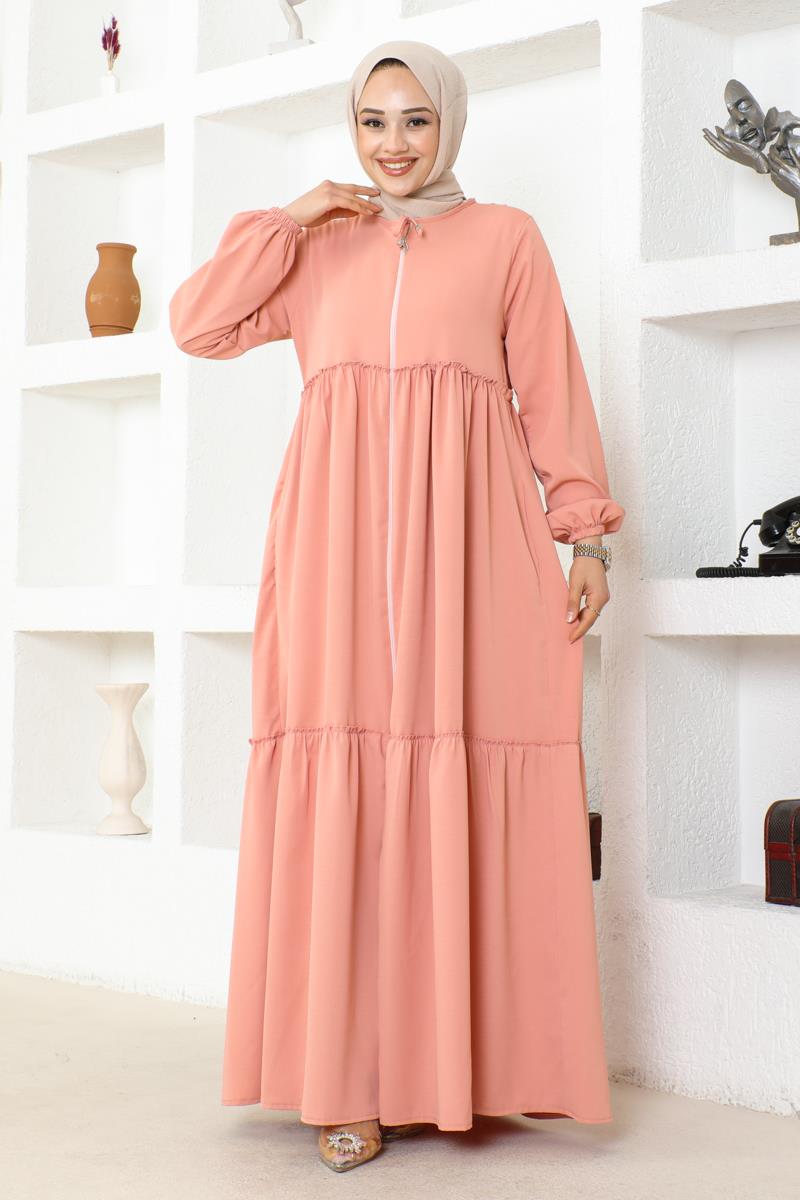 Eteği Fırfırlı Jessica Krep Ferace Pudra