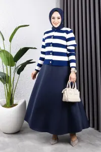Flared Skirt Scuba Skirt