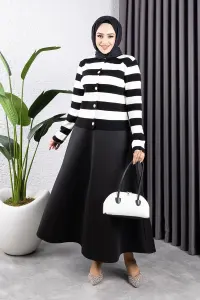 Flared Skirt Scuba Skirt