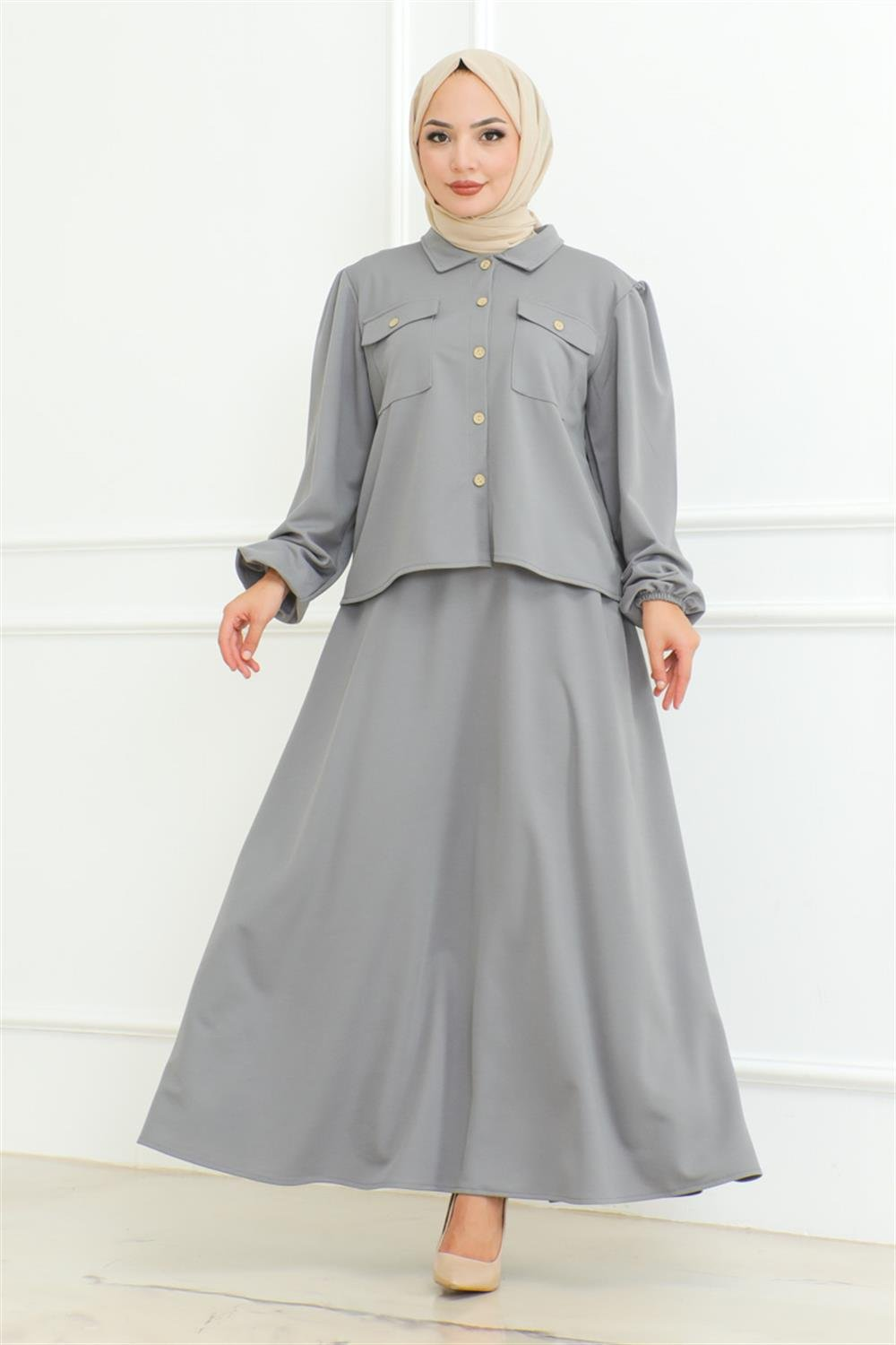 Skirted Hijab Suit