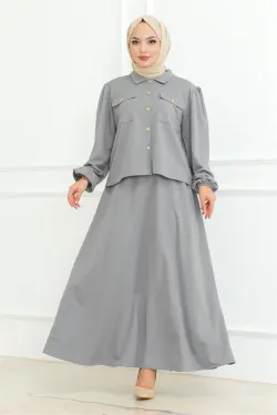 Skirted Hijab Suit