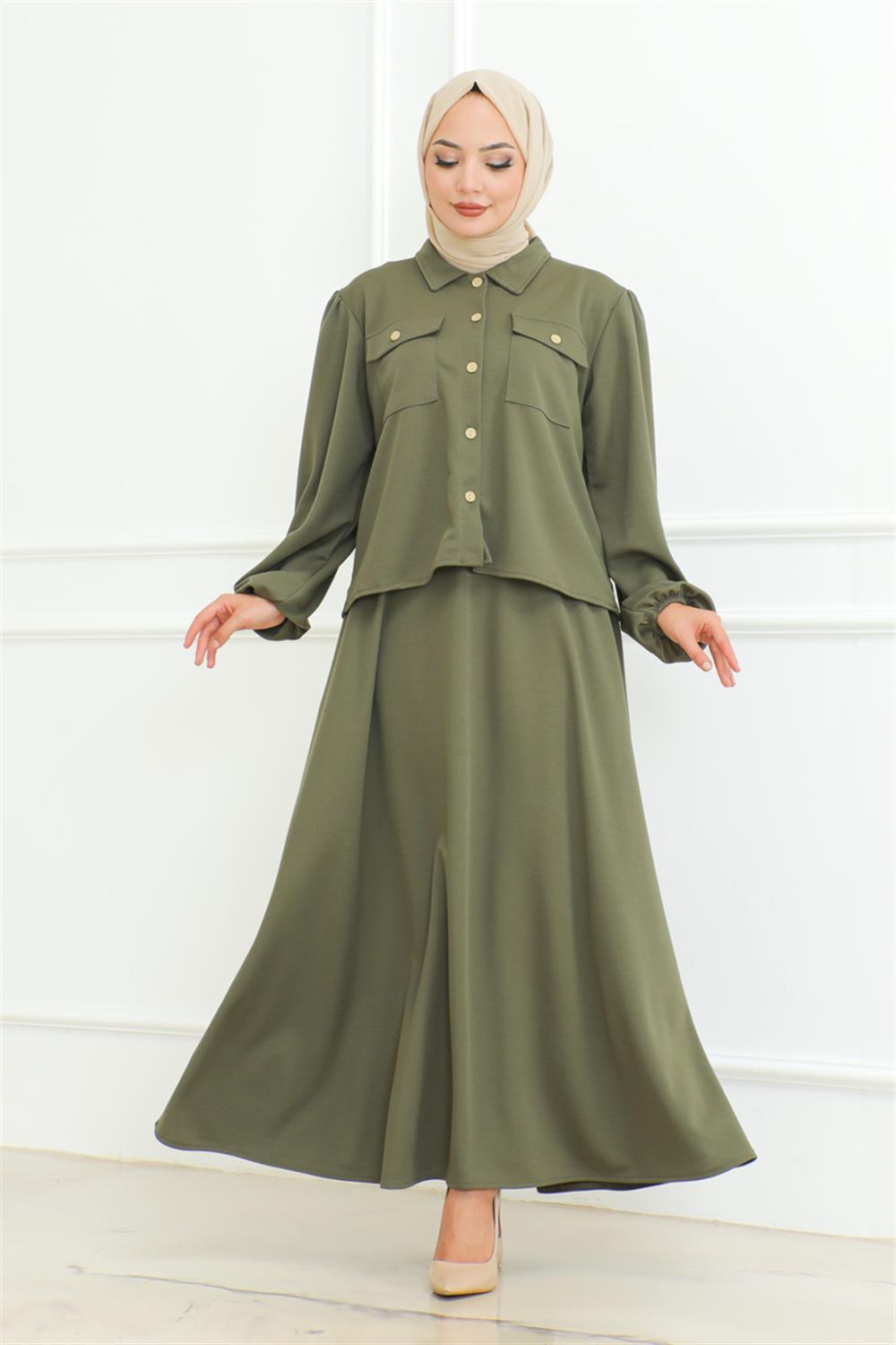 Skirted Hijab Suit