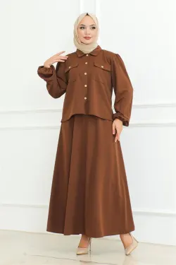 Skirted Hijab Suit